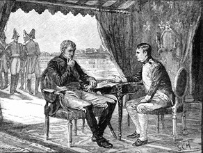 Alexandre Ier de Russie et Napoléon Ier