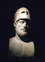Marble portrait bust of Pericles