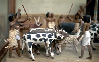 Tomb Models Herding Cattle