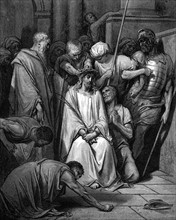 Gustave Doré, Le Christ est tourné en ridicule par les soldats romains