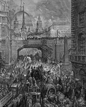 Gustave Dore and Blanchard Jerrold, Ludgate Hill