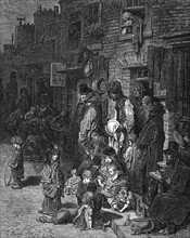 Gustave Dore and Blanchard Jerrold, Wentworth Street, Whitechapel