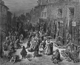 Gustave Dore and Blanchard Jerrold : Dudley Street, Seven Dials