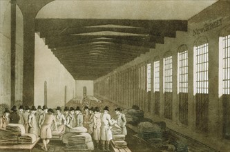 Interior of the Cloth Hall, Leeds