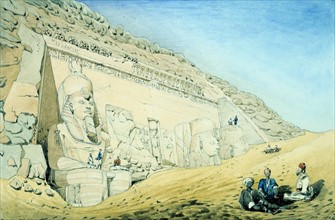 Sandstone statues of Rameses