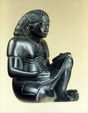 Model of a seated scribe