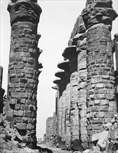Central alley of the great temple at Karnak