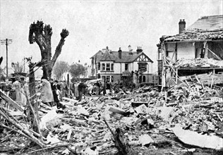 The first British casualties of the German bombing of England