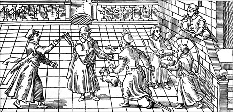 Children's games in the 16th century