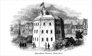 Globe Theatre, Bankside, Southwark, London, as it appeared c1597