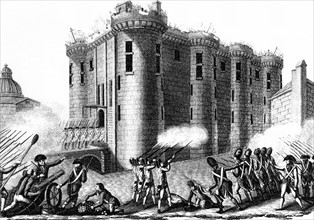 La prise de la Bastille le 14 juillet 1789