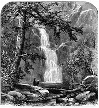 Waterfall in the Yosemite Valley