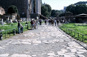 Paved Roman street