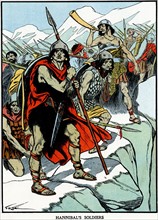 Carthaginian general Hannibal's army