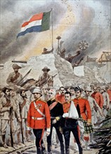 Boer War: surrender of British garrison at Jamestown to the Boers