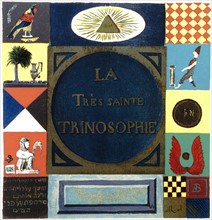 Title page of "La Tres Sainte Trinosophie"
