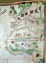 Portuguese map of 1558 by Bastian Lopez showing Europe