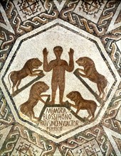 Roman mosaic showing Daniel