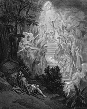Jacob's dream of a stairway leading to heaven with God at the top