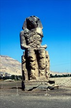 One of the Colossi of Memnon