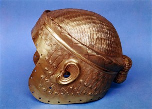 Gold helmet from Mesopotamia