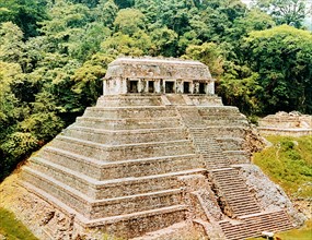 Pyramids and Temple-of-the-Inscriptions