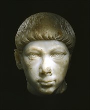 Marble portrait bust of Valentinian II