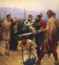 Repine, Saint Nicholas of Myra Saves Three Innocents from Death
