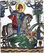 St George killing the dragon