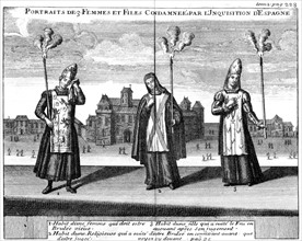 Three women condemned by the Inquisition