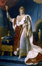 Baron Gérard, Napoléon Ier, empereur des Français en grand costume du sacre