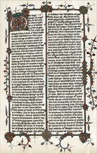Page from Wycliffe's translation of the "Bible" into English c1400