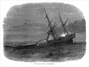 Loss of iron paddle-steamer troop ship 'Birkenhead'