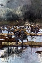 French lst Infantry Corps crossing of the Yser Canal, 31 July 1917