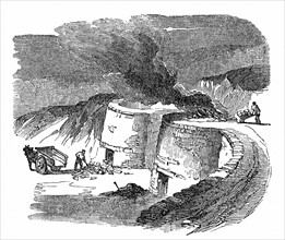 Lime Kilns: burning limestone to produce lime for cement and mortar and for agricultural use