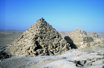 Small pyramids at Giza