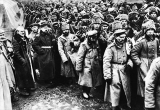 Russians taken prisoner by Germany on the Eastern front