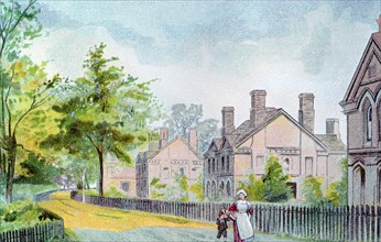 Workers' cottages at Bournville
