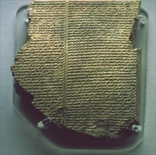 Cuneiform tablet with Gilgamesh Flood Epic