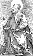 St Peter holding his symbol of a key