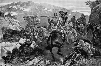 Picket of 13th Hussars surprised near the Tugela River