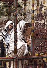 Jesus teaching in the Synagogue