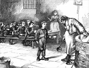 Oliver Twist causing a sensation in the children's ward