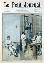 Cell and Library at the prison at Fresnes