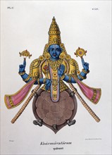 Vishnu one of the gods of the Hindu trinity