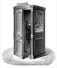 Telephone call box, 1888