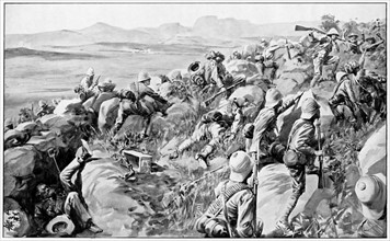 Relief of Ladysmith - the last rush at Hlangwane Hill