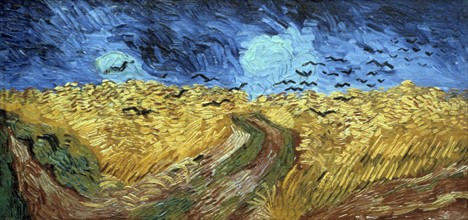 Van Gogh, Champ de blé aux corbeaux