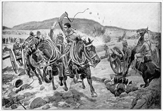 Before Ladysmith: British horse artillery under attack