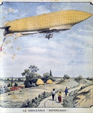 French military airship La Republique
